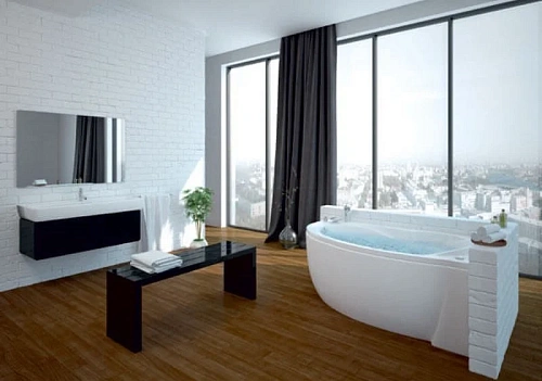 Акриловая ванна Aquatek Бетта 170 правая пустая с фронтальным экраном BET170-0000100 Акриловая ванна Aquatek Бетта 170 правая пустая с фронтальным экраном BET170-0000100