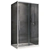 Душевой уголок ABBER Schwarzer Diamant AG30140H-S70 140x70 см универсальный, профиль хром, стекло прозрачное