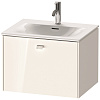 Картинка анонса товара «тумба под раковину duravit brioso br421002222 подвесная 62 см белый глянцевый»