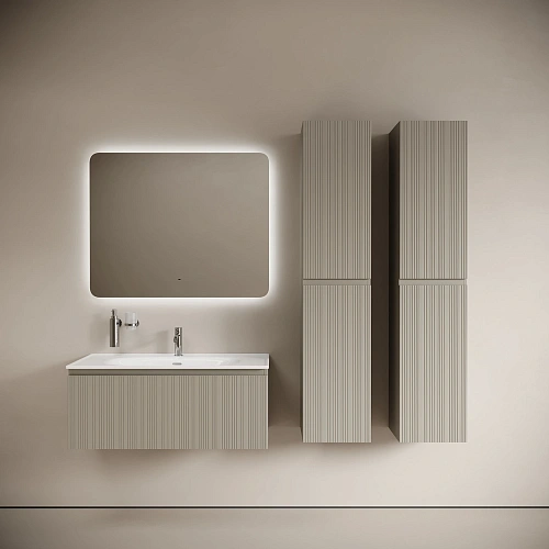 Тумба под раковину SANCOS Code CD60GB 590х453х400 серо- бежевый, подвесная Тумба под раковину SANCOS Code CD60GB 590х453х400 серо- бежевый, подвесная