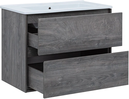 Тумба под раковину Aquanet Милан 85 дуб рошелье 00339969 подвесная Тумба под раковину Aquanet Милан 85 дуб рошелье 00339969 подвесная