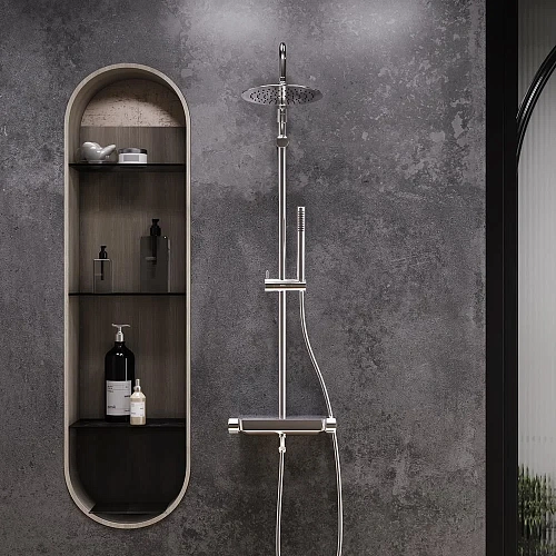 Душевая система Damixa Scandinavian Pure 936730000 хром Душевая система Damixa Scandinavian Pure 936730000 хром