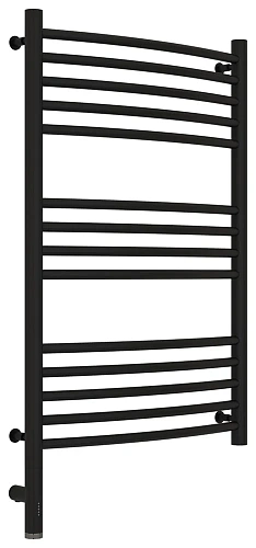 Полотенцесушитель электрический Сунержа Богема 3.0 выгнутая 800х500 МЭМ левый 31-5802-8050 Матовый ч Полотенцесушитель электрический Сунержа Богема 3.0 выгнутая 800х500 МЭМ левый 31-5802-8050 Матовый ч