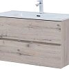 Тумба под раковину Aquanet Алвита New 90 2 ящика, дуб веллингтон белый 00303921 Тумба под раковину Aquanet Алвита New 90 2 ящика, дуб веллингтон белый 00303921