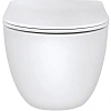 Унитаз подвесной Vincea Evo VT1-34 безободковый, белый, ультратонкое soft-close сиденье Унитаз подвесной Vincea Evo VT1-34 безободковый, белый, ультратонкое soft-close сиденье