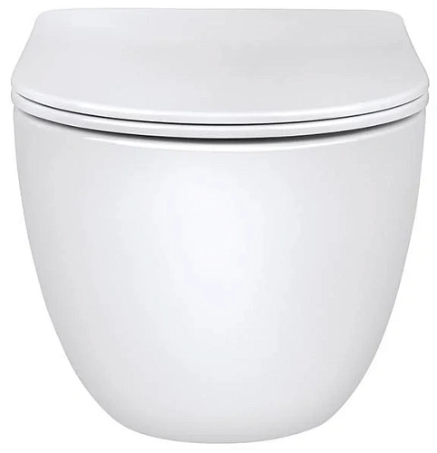 Унитаз подвесной Vincea Evo VT1-34 безободковый, белый, ультратонкое soft-close сиденье Унитаз подвесной Vincea Evo VT1-34 безободковый, белый, ультратонкое soft-close сиденье