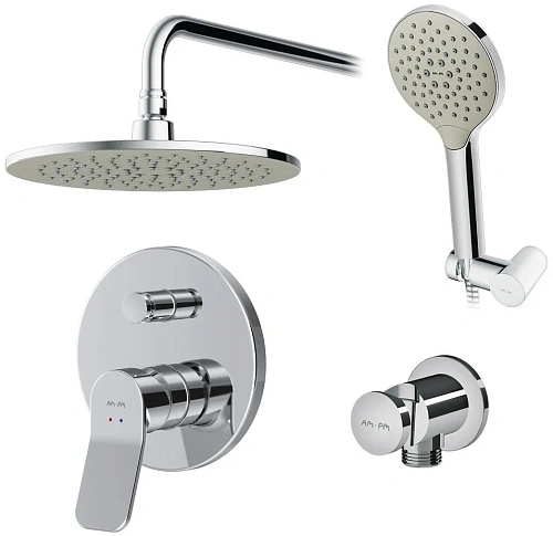 Душевая система AM.PM X-Joy FB85A1RH10 встраиваемая С ВНУТРЕННЕЙ ЧАСТЬЮ, для душа Душевая система AM.PM X-Joy FB85A1RH10 встраиваемая С ВНУТРЕННЕЙ ЧАСТЬЮ, для душа