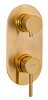 Смеситель для душа Remer X Style X92KBBG, золото брашированное