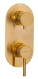 Смеситель для душа Remer X Style X93KBBG, золото брашированное Смеситель для душа Remer X Style X93KBBG, золото брашированное