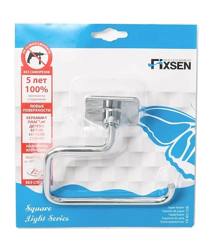 Держатель туалетной бумаги Fixsen Square FX-93110B Держатель туалетной бумаги Fixsen Square FX-93110B