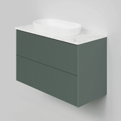 Тумба под раковину La Fenice Terra Twin Grigio 100 см FNC-01-TER-G-100-2 серо-зеленая матовая Тумба под раковину La Fenice Terra Twin Grigio 100 см FNC-01-TER-G-100-2 серо-зеленая матовая