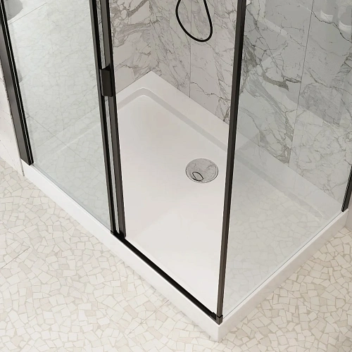 Душевой уголок Ceruttispa MARBELLA 120B L без поддона 80x120x190 Душевой уголок Ceruttispa MARBELLA 120B L без поддона 80x120x190