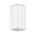 Душевой уголок Aquatek AQ.RO.100.1CH стекло прозрачное, 1/4 круга, двери раздвижные, 200x100x100 см, профиль хром Душевой уголок Aquatek AQ.RO.100.1CH стекло прозрачное, 1/4 круга, двери раздвижные, 200x100x100 см, профиль хром