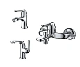 Комплект смесителей D&K DA1340001SET (DA1342101,DA1342201,DA1343201) Комплект смесителей D&K DA1340001SET (DA1342101,DA1342201,DA1343201)