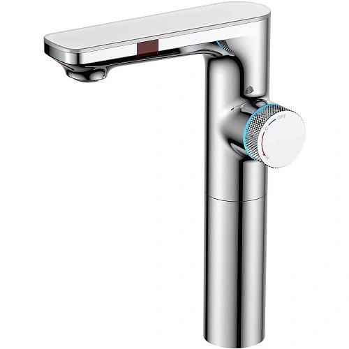 Смеситель для раковины BERGES MORANS 076003 сенсорный высокий, хром глянцевый Смеситель для раковины BERGES MORANS 076003 сенсорный высокий, хром глянцевый