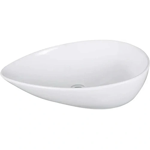 Раковина Ceruttispa CR7030 660х440х165 накладная, белая, каплевидная, высокая Раковина Ceruttispa CR7030 660х440х165 накладная, белая, каплевидная, высокая