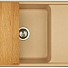 Кухонная мойка Aquaton Беллис 87 1A724832BS260 из литого мрамора, латте Кухонная мойка Aquaton Беллис 87 1A724832BS260 из литого мрамора, латте