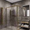 Душевой уголок Timo (T55R+T63) TDSS-150/17C-8R, раздвижная дверь 1500x2000, профиль золото матовое, торцевое стекло TSS-1000/17C-8 1000x2000 Душевой уголок Timo (T55R+T63) TDSS-150/17C-8R, раздвижная дверь 1500x2000, профиль золото матовое, торцевое стекло TSS-1000/17C-8 1000x2000