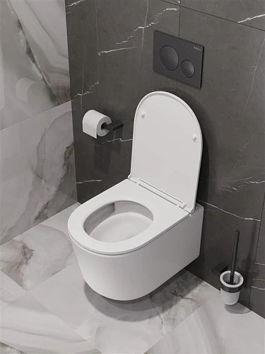 Унитаз подвесной BelBagno UNIQUE BB007CH-TOR/SC безободковый с сиденьем и смывом TORNADO Унитаз подвесной BelBagno UNIQUE BB007CH-TOR/SC безободковый с сиденьем и смывом TORNADO