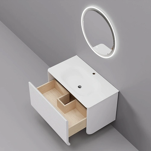 Комплект мебели ArtDecco Lucia 80 ALC08W43S1M0 серый Комплект мебели ArtDecco Lucia 80 ALC08W43S1M0 серый