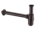 Сифон для раковины WasserKRAFT A095 темная бронза Сифон для раковины WasserKRAFT A095 темная бронза