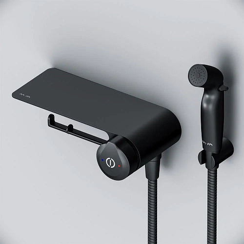 Гигиенический душ AM.PM X-Joy F0H85A822 с полкой, держателем туалетной бумаги Гигиенический душ AM.PM X-Joy F0H85A822 с полкой, держателем туалетной бумаги