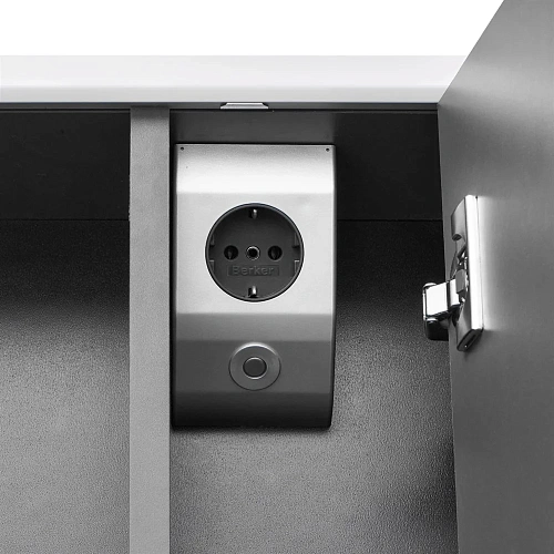 Зеркальный шкаф Roca Ronda 70 белый глянец/антрацит ZRU9302969 Зеркальный шкаф Roca Ronda 70 белый глянец/антрацит ZRU9302969