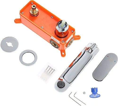 Смеситель для раковины STWORKI Ноттвиль NO-03cr С ВНУТРЕННЕЙ ЧАСТЬЮ, хром, скрытого монтажа, настенн 550031 Смеситель для раковины STWORKI Ноттвиль NO-03cr С ВНУТРЕННЕЙ ЧАСТЬЮ, хром, скрытого монтажа, настенн 550031