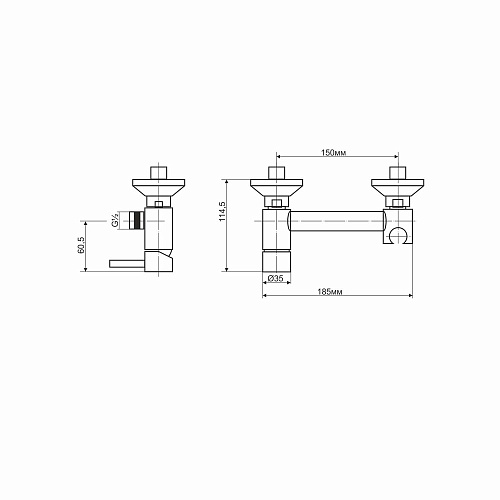 Гигиенический душ RGW Shower Panels SP-201 301405201-01 встраиваемая Гигиенический душ RGW Shower Panels SP-201 301405201-01 встраиваемая