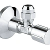 Вентиль угловой GROHE 1/2″-3/8″ для подключения смесителей, хром (22037000) Вентиль угловой GROHE 1/2″-3/8″ для подключения смесителей, хром (22037000)