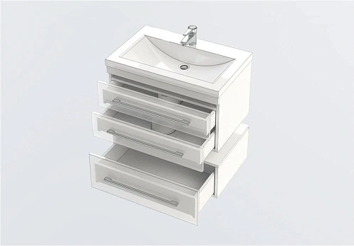 Тумба под раковину Aquanet Нота 75 белый 00171487 Тумба под раковину Aquanet Нота 75 белый 00171487