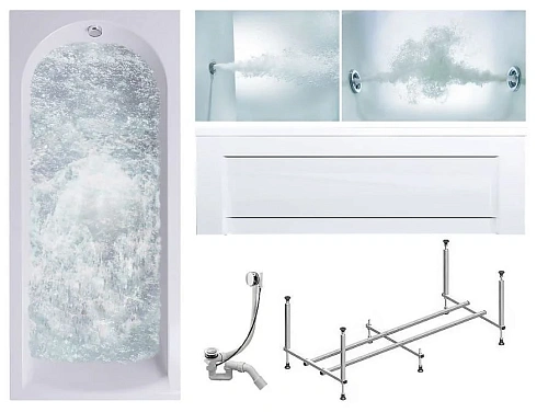 Акриловая ванна Timo MIKA MIKA1880-KT18-SPV1505-T-CM-FP18S 180x80 гидромассажная 6 джет Акриловая ванна Timo MIKA MIKA1880-KT18-SPV1505-T-CM-FP18S 180x80 гидромассажная 6 джет