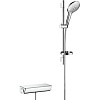 Картинка анонса товара «душевой гарнитур hansgrohe ecostat select/raindance select s 150 3jet/combi 150 27036000 с термостат»