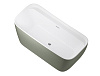 Картинка анонса товара «акриловая ванна allen brau infinity 170x78 2.21002.21/cgm белый матовый/цементно-серый»
