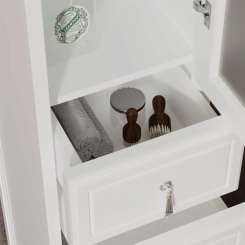 Шкаф-пенал Opadiris Риспекто 30 Z0000012642 правый белый матовый Шкаф-пенал Opadiris Риспекто 30 Z0000012642 правый белый матовый