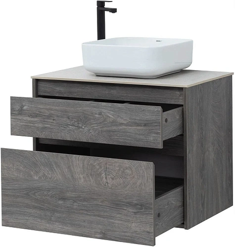 Тумба под раковину Aquanet Nova Lite 75 дуб рошелье (2 ящика) 00242273 Тумба под раковину Aquanet Nova Lite 75 дуб рошелье (2 ящика) 00242273