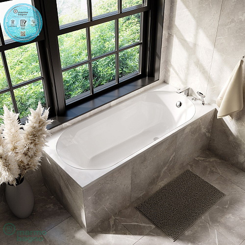 Ванна из искусственного камня Marmo Bagno Патриция 170х70 MB-PA170-70 Ванна из искусственного камня Marmo Bagno Патриция 170х70 MB-PA170-70