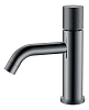 Смеситель для раковины Boheme STICK Gun Metal низкий с ручкой TOUCH 121-SGM.2 графит глянец