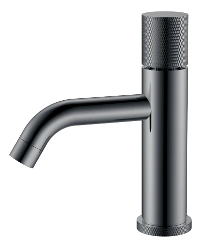 Смеситель для раковины Boheme STICK Gun Metal низкий с ручкой TOUCH 121-SGM.2 графит глянец Смеситель для раковины Boheme STICK Gun Metal низкий с ручкой TOUCH 121-SGM.2 графит глянец