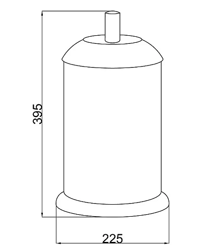 Корзина для мусора Boheme Murano 10907-W-CR хром Корзина для мусора Boheme Murano 10907-W-CR хром