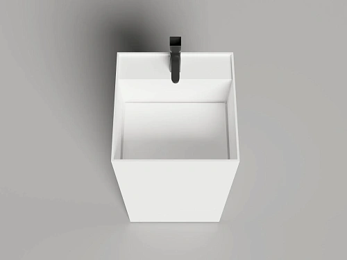 Раковина Salini ARMONIA SQUARE TOP 01 покраска по RAL полностью 130511TGF 450x450 напольная S-Sense Раковина Salini ARMONIA SQUARE TOP 01 покраска по RAL полностью 130511TGF 450x450 напольная S-Sense