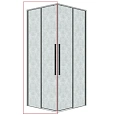 Душевая дверь GROSSMAN Galaxy 1/2.K33.01.10.10.02 (100x195) хром, стекло шиншилла Душевая дверь GROSSMAN Galaxy 1/2.K33.01.10.10.02 (100x195) хром, стекло шиншилла