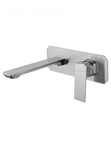 Смеситель для раковины Wonzon & Woghand DIAMOND встраиваемый, брашированный никель (WW-88869011-BN) Смеситель для раковины Wonzon & Woghand DIAMOND встраиваемый, брашированный никель (WW-88869011-BN)