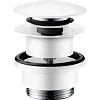 Донный клапан Hansgrohe push-open 50100700, матовый белый