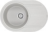 Картинка анонса товара «кухонная мойка paulmark fittich, pm317650-wh, белый, 760х500 мм»