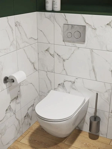 Унитаз подвесной Cersanit BRASKO (A64824) Clean On DPL EO slim LP 64824 с сиденьем Унитаз подвесной Cersanit BRASKO (A64824) Clean On DPL EO slim LP 64824 с сиденьем