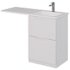 Тумба под раковину DREJA Bona, 60 см, напольная, 2 ящика, белый глянец 99.0451 Тумба под раковину DREJA Bona, 60 см, напольная, 2 ящика, белый глянец 99.0451
