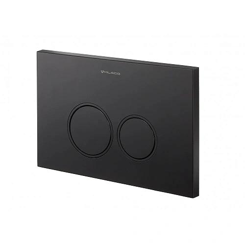 Клавиша смыва Milacio Standart MCU.203 две кнопки, механическая, черный матовый R-style Клавиша смыва Milacio Standart MCU.203 две кнопки, механическая, черный матовый R-style