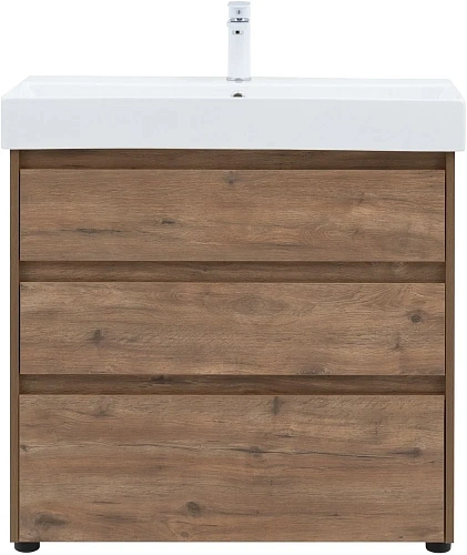 Тумба под раковину Aquanet Nova Lite 85 дуб рустикальный (3 ящика) 00302477 Тумба под раковину Aquanet Nova Lite 85 дуб рустикальный (3 ящика) 00302477