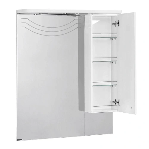 Зеркальный шкаф Aquaton Домус 95 правый белый 1A001002DO01R Зеркальный шкаф Aquaton Домус 95 правый белый 1A001002DO01R